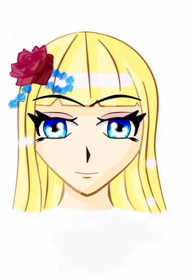 Девушка с розой