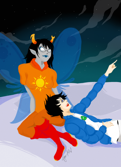 In the constellation Scorpio