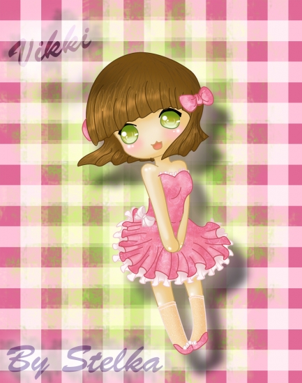 Викки в стиле чиби