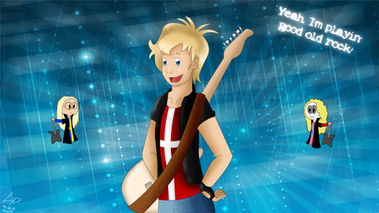Yeah, I'm playin' good old rock!