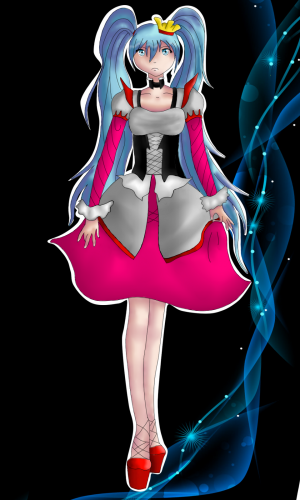 Hatsune Miku by Moonders