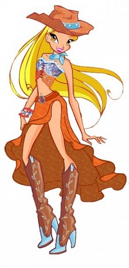 Стелла ковбойка из игры Свидание Стеллы