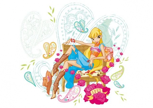 Стелла ковбойский стиль, картинка с орнаментом