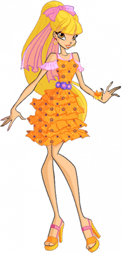 Стелла в романтичном наряде 6 сезона