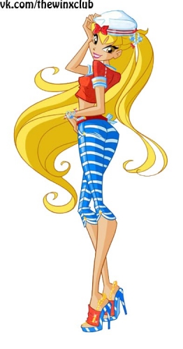 Стелла морской стиль в полный рост, яхта Винкс 5 сезон