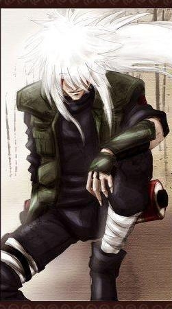 Джирая в одежде ниндзя Конохи