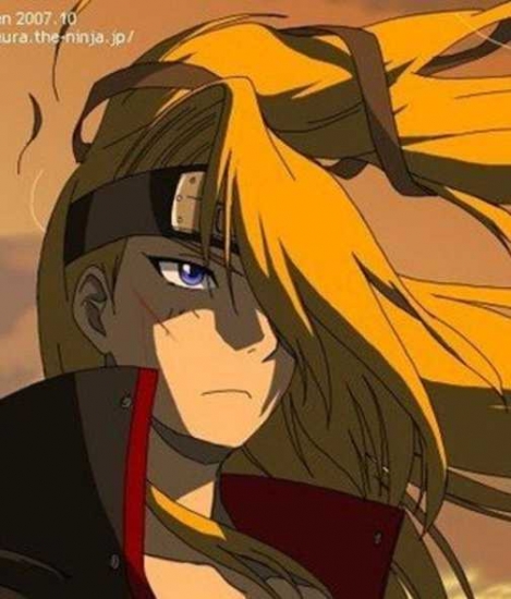 Дейдара в интересной нарисовке