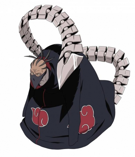 Сасори в теле куклы