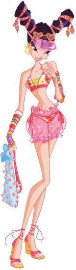 Муза на пляже