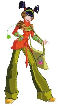 Муза в необычном наряде