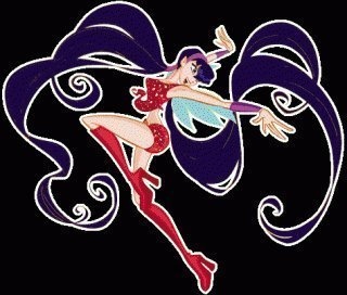 Муза с длинными волосами