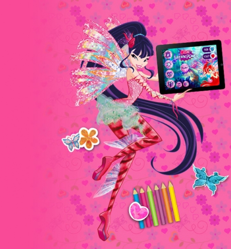 Муза Сиреникс с планшетом