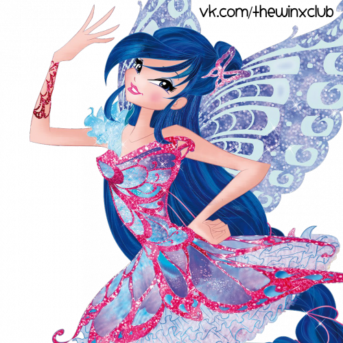 Муза в превращении Батерфликс в стиле кутюр