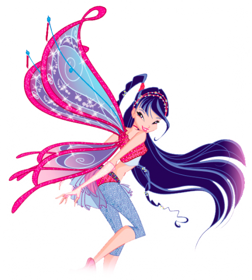 Муза беливикс в нарисовке Николодеона