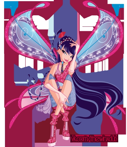 Муза Беливикс в стиле Никелодеона png