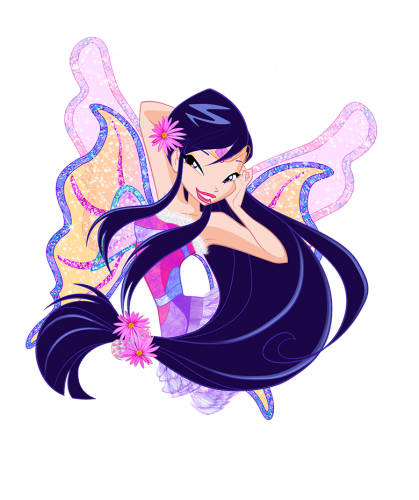 Портрет Музы в Гармониксе без фона