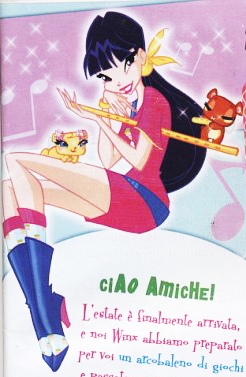 Муза и Пепе новая картинка, картинка из итальянского журнала винкс 76