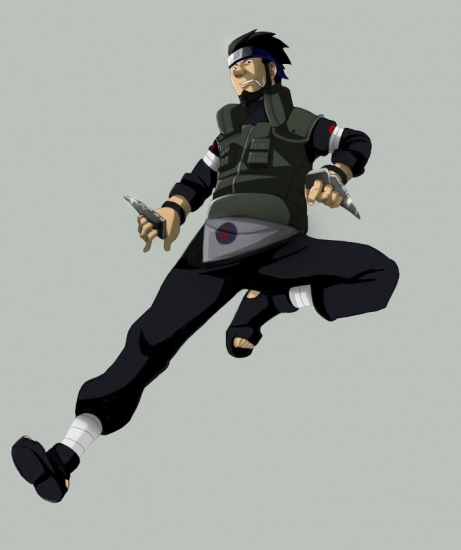 Асума в прыжке