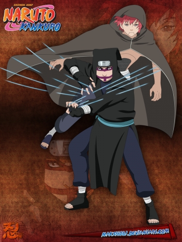 Кануро с куклой Сасори-Дана