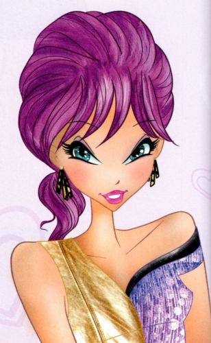 Красивая картинка Техны Fashion Gold, наряд для путешествий во времени