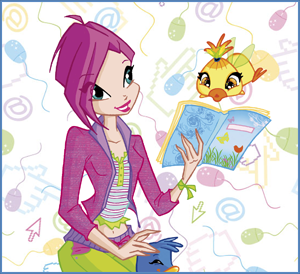 Текна и Чико с книжкой