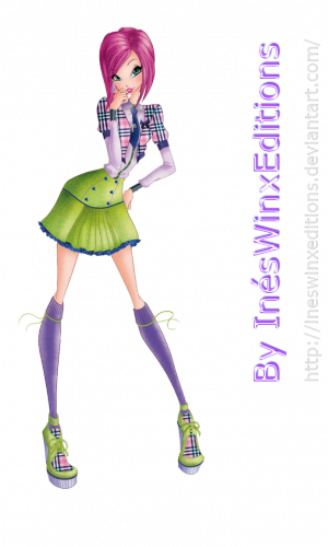 Winx Club Техна школьный наряд кутюр, полный рост