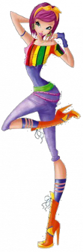 Волшебницы Винкс и танцы - наряд Техны