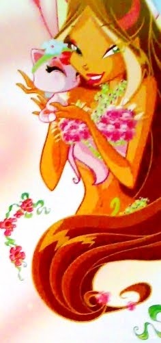 Флора и Коко, тут не видно но это Трасикс. картинка из книги про винкс русалок Winx Perle