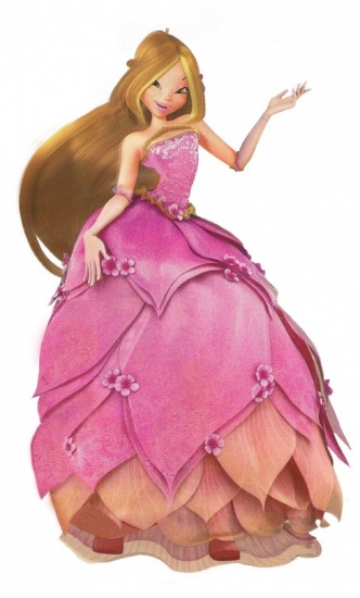 Платье Флоры из 3d мульта=)