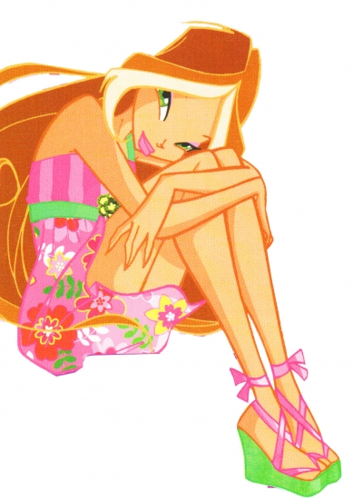 Флора в платье 4 сезона, новая картинка.