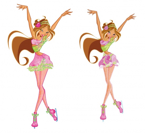 Флора на льду, в разных нарядах