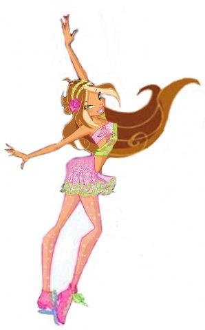 Флора на льду, новая поза