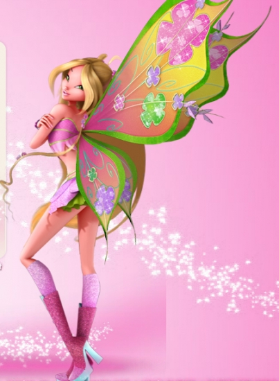 Флора Винкс 3D беливикс с фоном