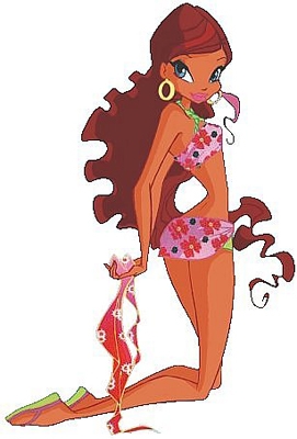 Лейла в купальнике