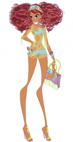 Винкс Лейла в фруктовом купальнике