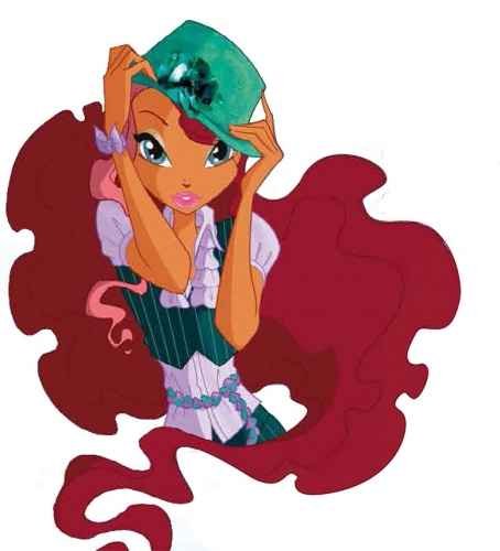 Лейла концертный стиль в шляпке