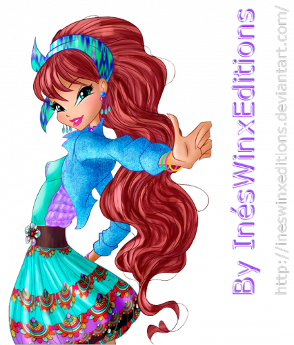 Winx Club мода 7 сезона, Лейла Этно Шик
