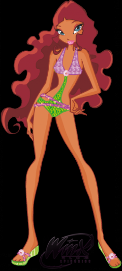 Лейла в купальнике из 4 сезона Винкс