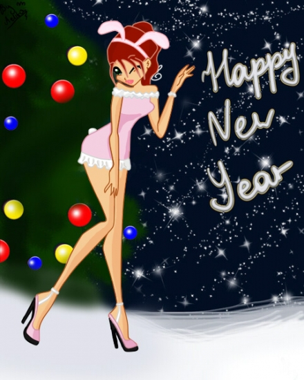 Что-то меня потянуло на новый год *О* By Aelita