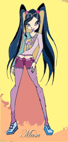 раскрашеная муза