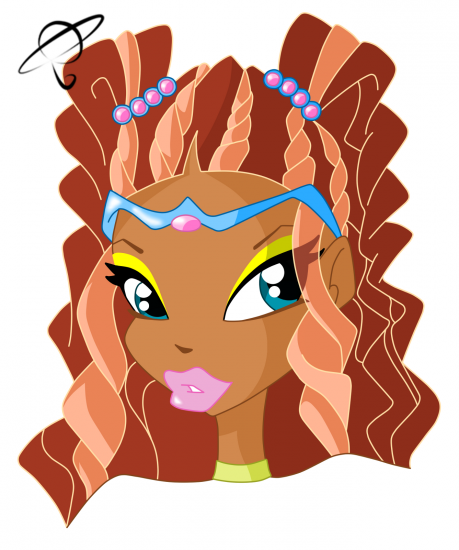 Leila in Enchantix, portrait by Lia