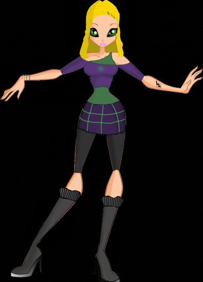 Анжелика в стиле Rock