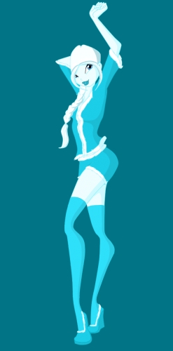 холодная леди)))