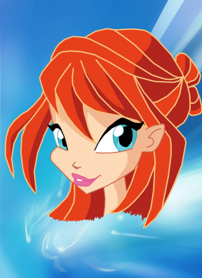 Обработанный рисунок Fantazyme.Автор ksenya123454
