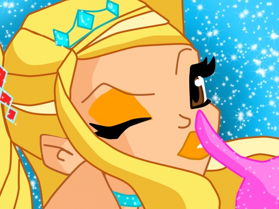 Обработанный рисунок автора Lokette_