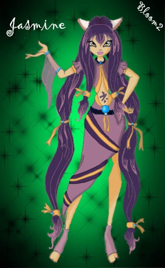 Жасмин,обработанный рисунок