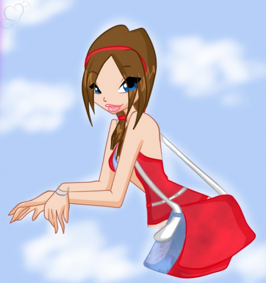 Эйлин в летнем костюме.By Aelita