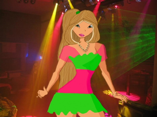 Флора на дискотеке