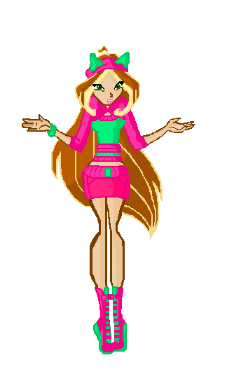 рисунок The Gold Girl обработаный MAO5555