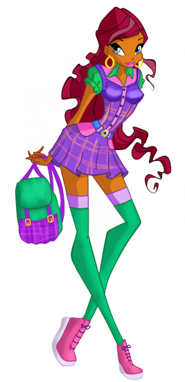 Обработанная картинка Лейлы